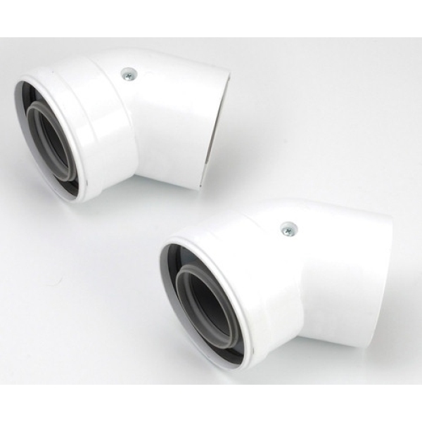 Viessmann 100Mm 45 Degree Elbow Pair 7373227