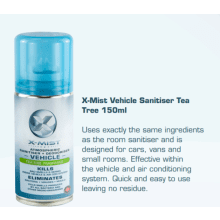 X-MIST VEHICLE SANITISER 150ML 7 DAY PROTECTION